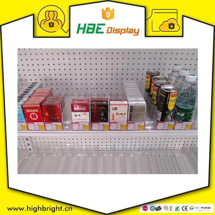 Retail Display Adjustable Merchandise Shelf Pusher System