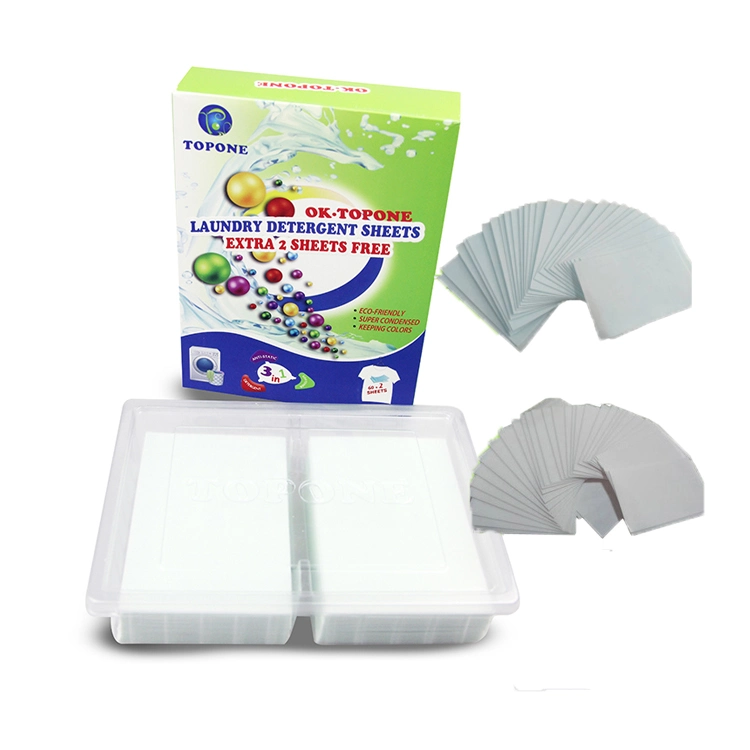 Topone Brand High Quality Cleaning Product Household Chemical Laundry Sheet