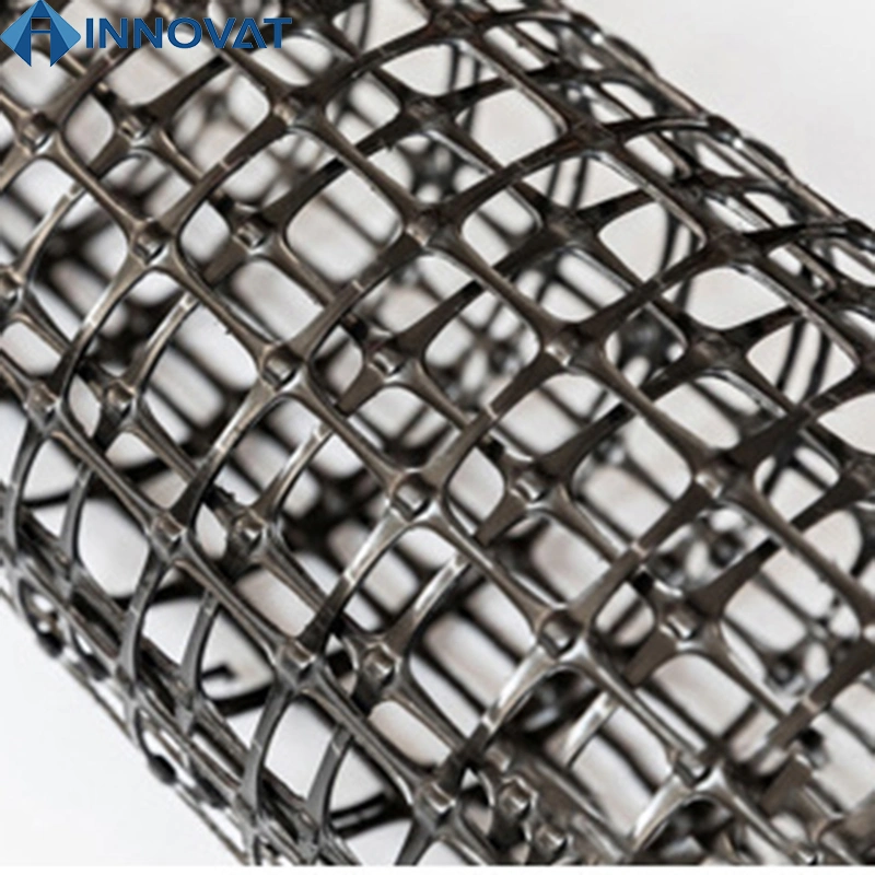 Biaxial Geogrid PP Biaxial Extruido Geogrid para refuerzo de carreteras plástico Malla Biaxial Geogrid tierra Productos plástico PP Geogrid biaxial Precio por carretera