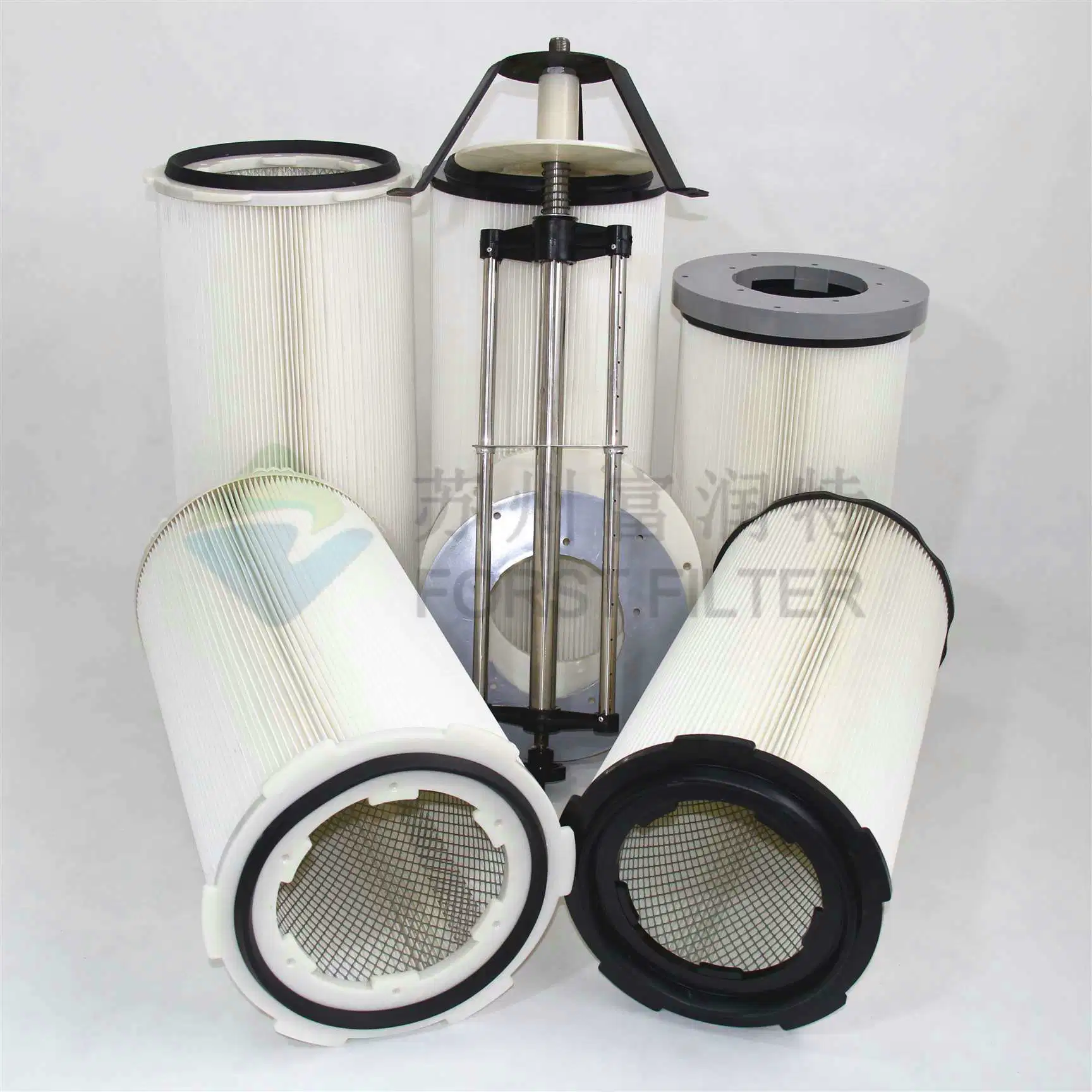 High Efficiency HEPA Pleated Spun Bonded Polyester Cartridge Industrial Filter