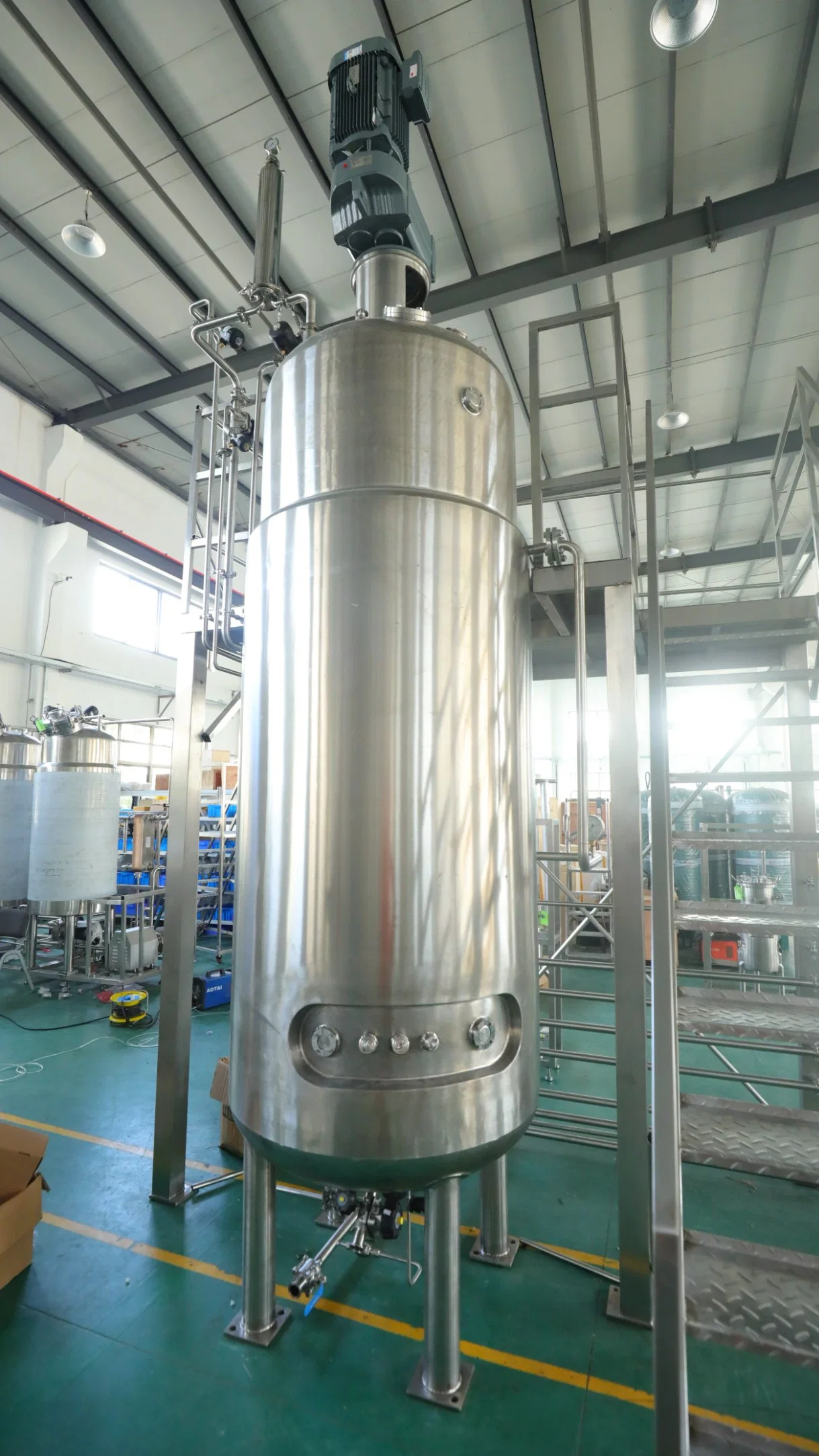 10L/15L/20L/30L/50L/100L/300L/500L/800L/1000lcontinuous Stirred Tank Stainless Steel Fixed Bed Fermentor/Bioreactor Used for Chemical, Food, Pharmacy