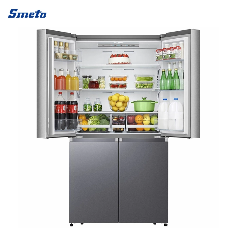 21 cuft no Frost Multi Puerta 4 Puertas toque eléctrico Control de refrigerador francés para TM-773wh