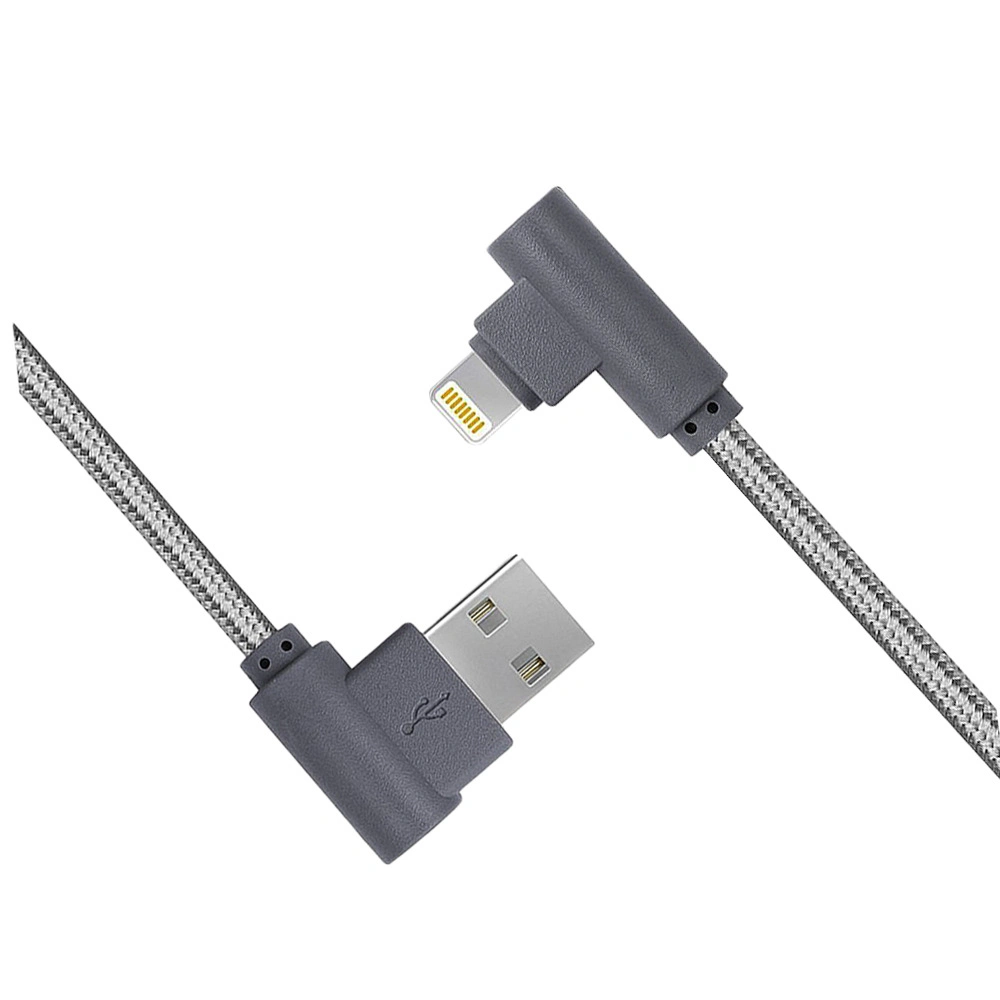 Cargador rápido de codo de 90 grados cable de datos USB para el iPhone8/X/11