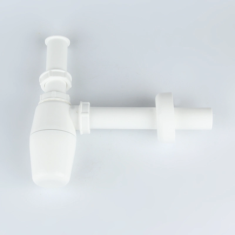 High quality/High cost performance  Bathroom Plastic 1 1/4 Size White Wash Basin Waste P Bottle Trap