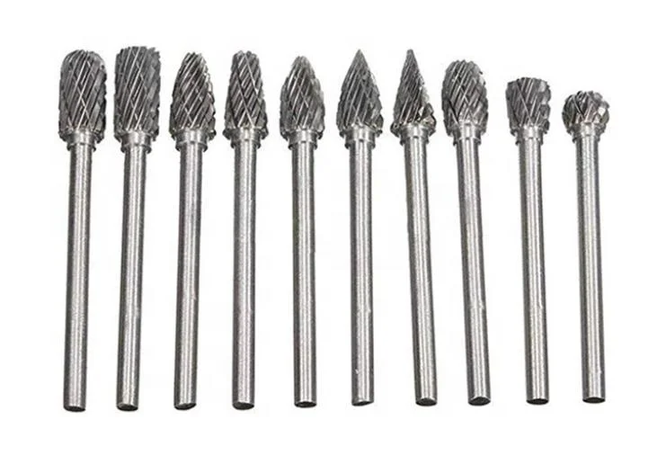 Industry Abrasive Long Shank Tungsten Carbide Rotary Burr