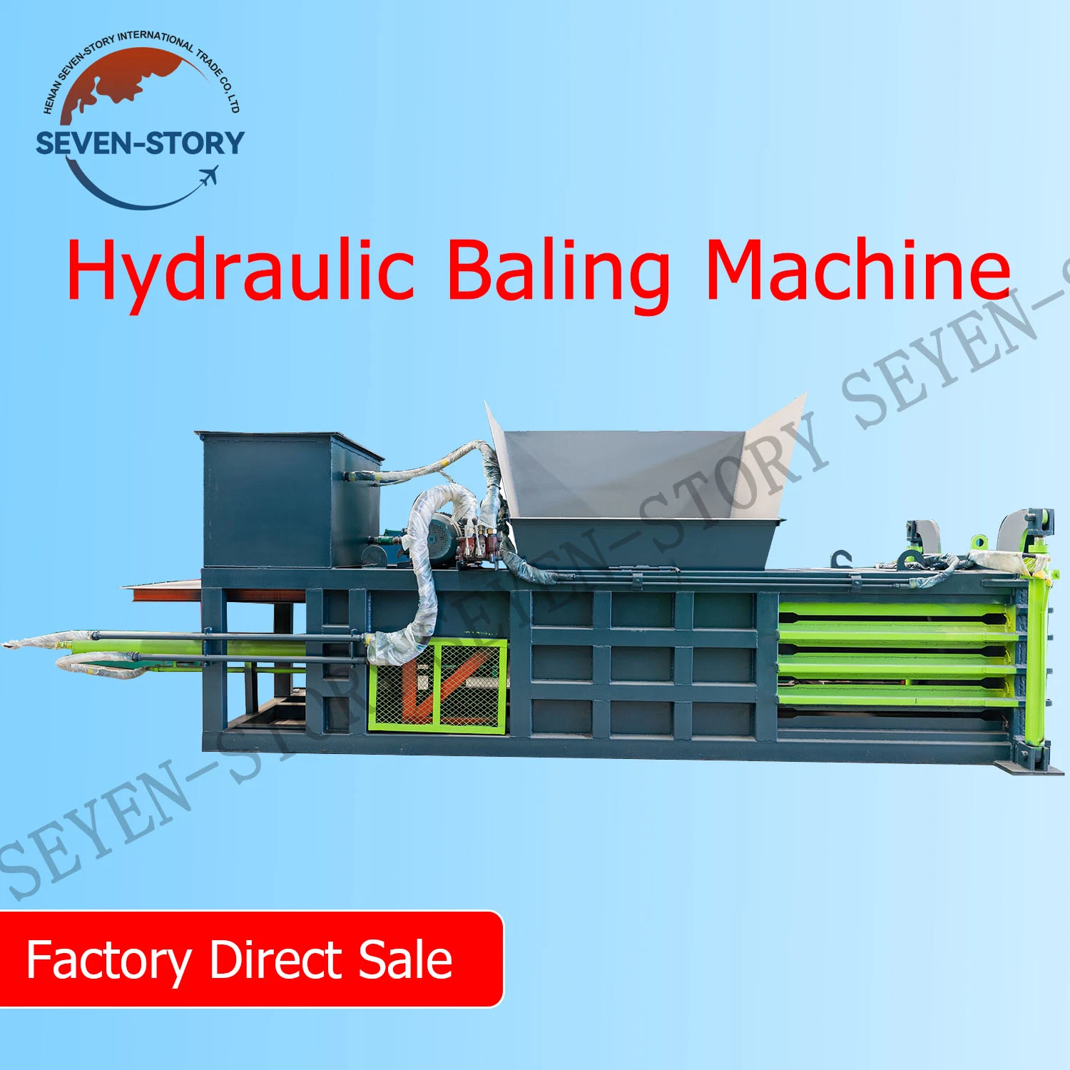 Waste Treatment Machinery Plastic Baling Paper Press Machine