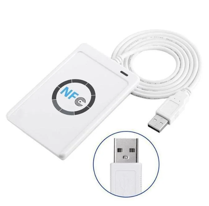 wholesale RFID ISO 14443A البروتوكول 13.56 ميغاهرتز ACR Reader USB محمول القارئ