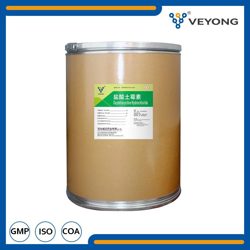 Pharmaceutical Raw Materials Oxytetracycline HCl Bp Ep USP Hydrochloride Oxytetracyclin Yellow Powder