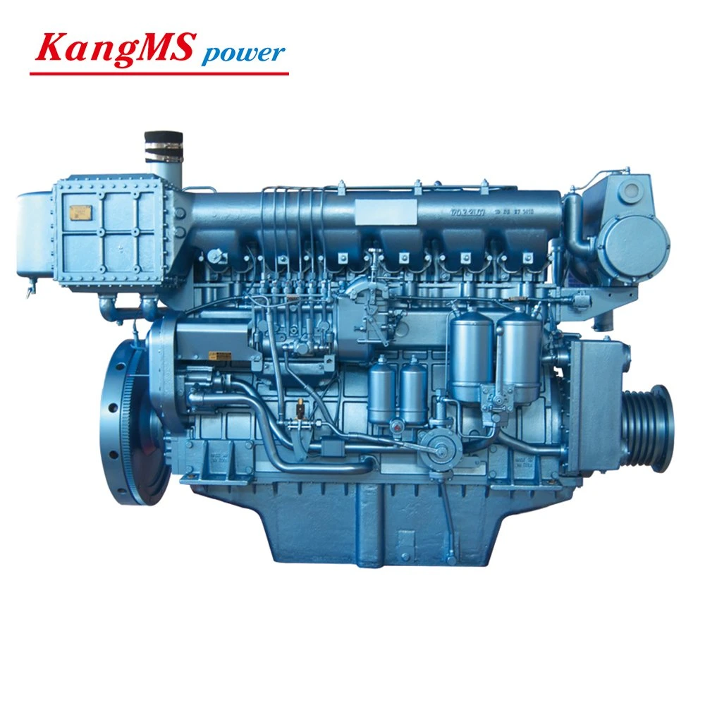 170 Series Início Eléctrico de arrefecimento de água marinha do Turbocompressor do Motor Diesel com alta qualidade