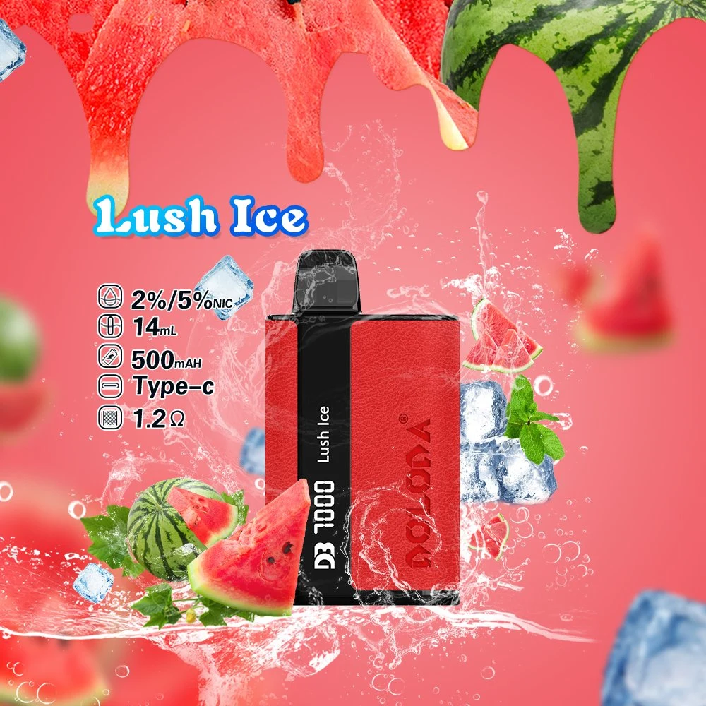 Großhandel I Vape 7000 Puff E Zigarette Doloda dB 7000 Puffs Einweg Vape PU Leder Box Design Typ C wiederaufladbar E Cig OEM Factory