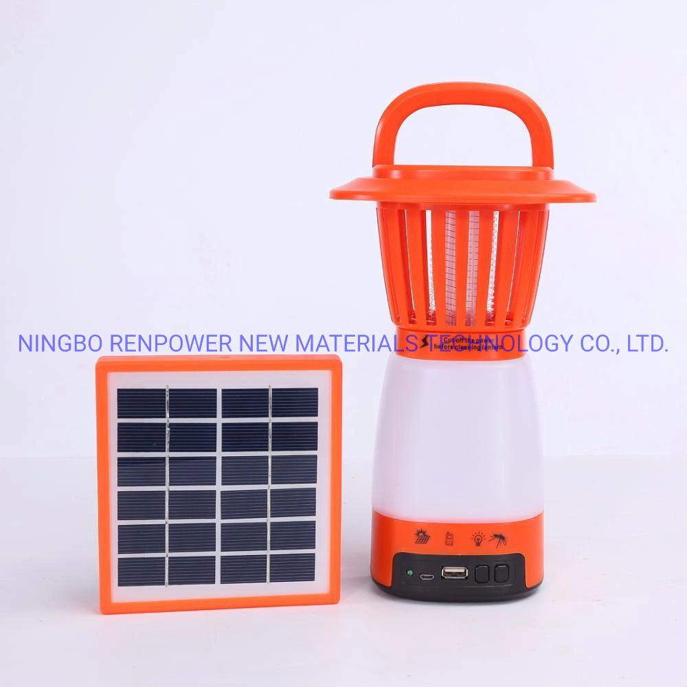 Electronic LED 2 in 1 Mosquito Killing Lamp New Luminous Outdoor Camping Lamp Insect Repellent Indoor Bug Catcher Recharge Solar