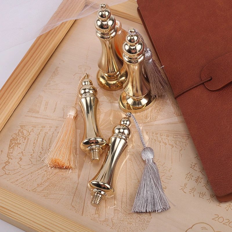 Wax Seal Stamp Tassels Copper Handle for Card Gift Decoration