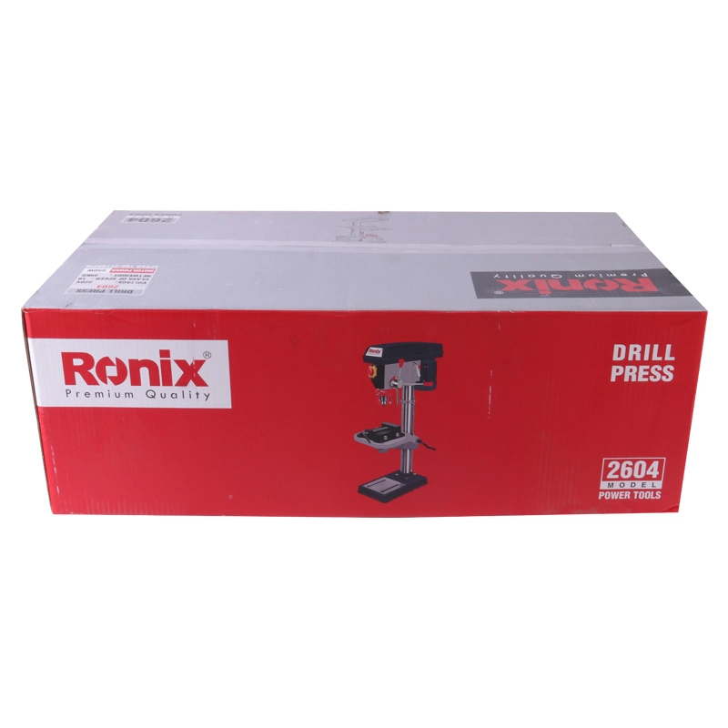 Ronix 2604 Tabla perforar el soporte para taladro de mano de la base de aluminio de un solo orificio 1 Orificio de montaje de la taladradora de 16mm