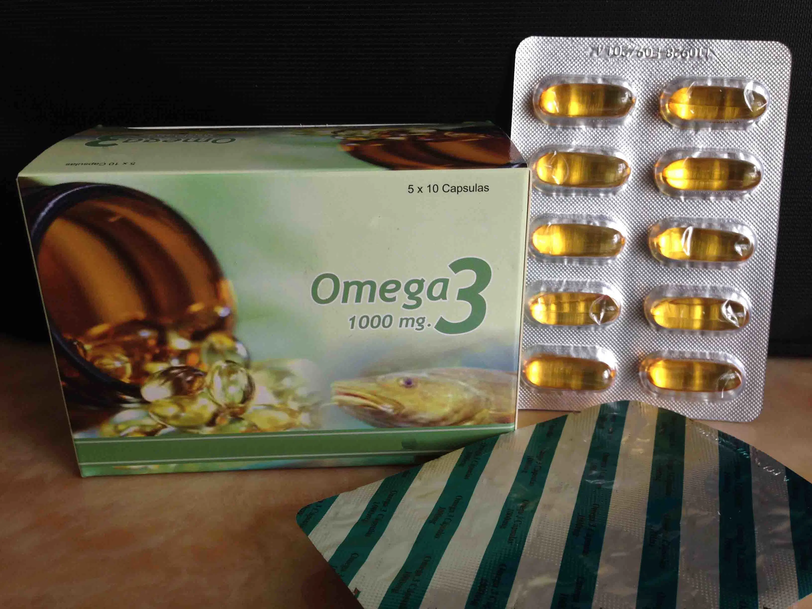 Omega 3 Soft Capsule USP 1000mg GMP Drug