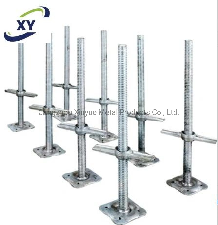 Scaffolding Telescopic Stand Support Solid U Jack Base Screw Jack for Formwork Construction