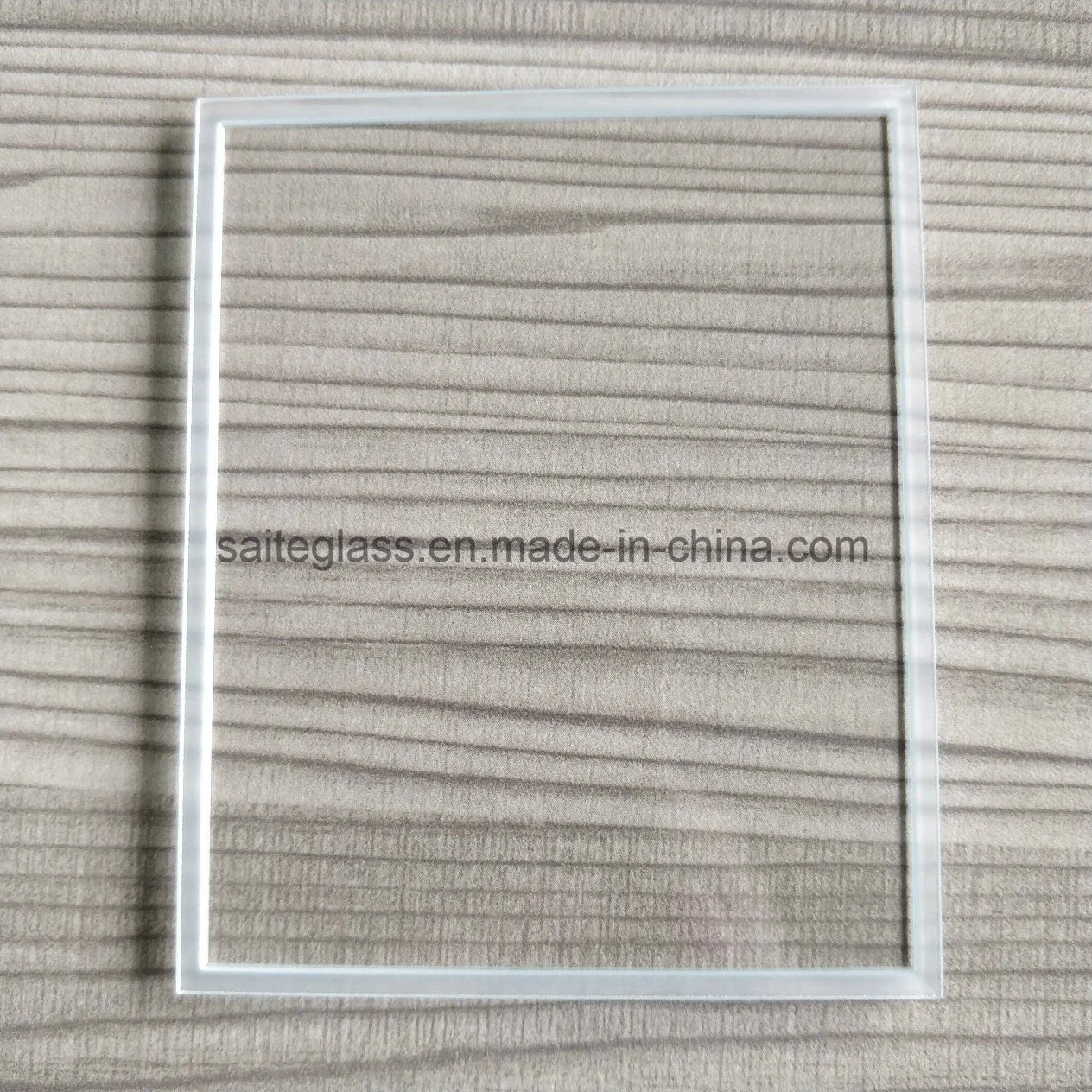 OEM Decorative Tempered Step Glass for LCD LED Lighting Lamp Shade