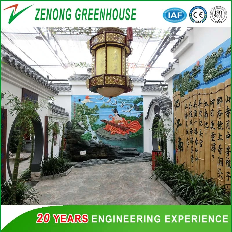 Poly Film Overwintering Vegetable Greenhouse for Tomato/Green Cucumber/Flower Cultivation/Ecological Hotel