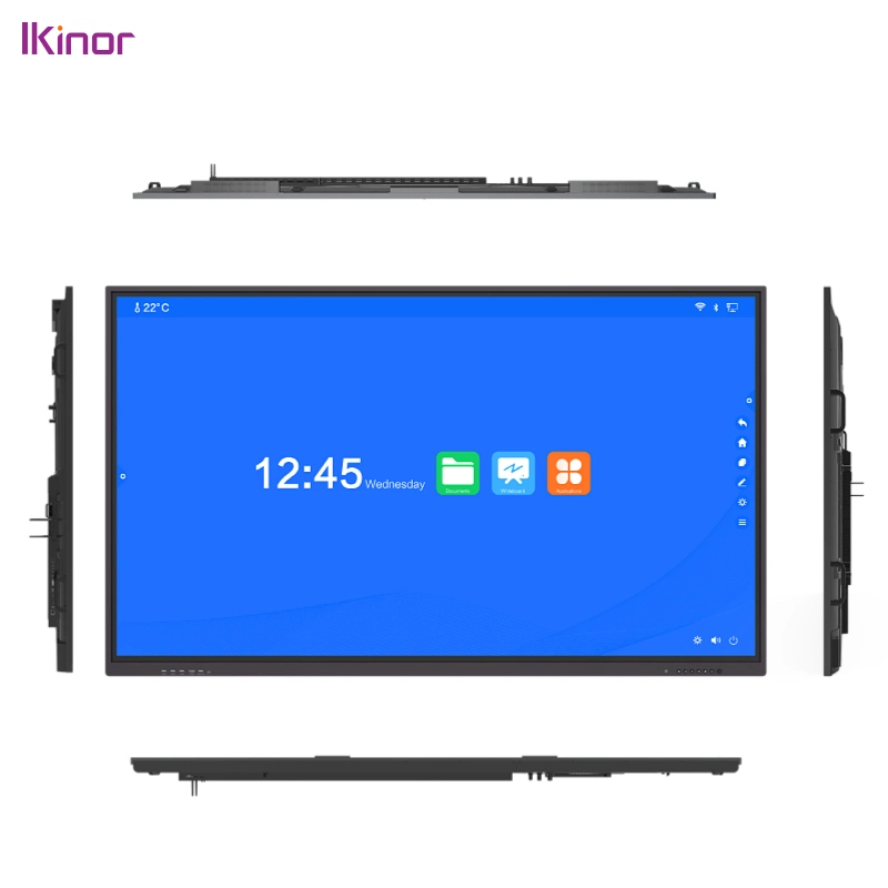 Android 4K de 75 86 polegadas e Windows os Interactive Flat Ecrã de toque do monitor do painel Ecrã interativo do televisor