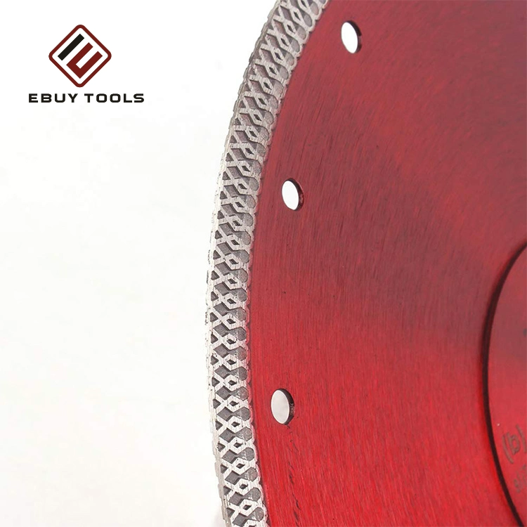 105/115/125/150/180/230mm X-Shaped Mesh Turbo Segments Diamond Sintered Saw Blade Disc for Cutting Tile Ceramic