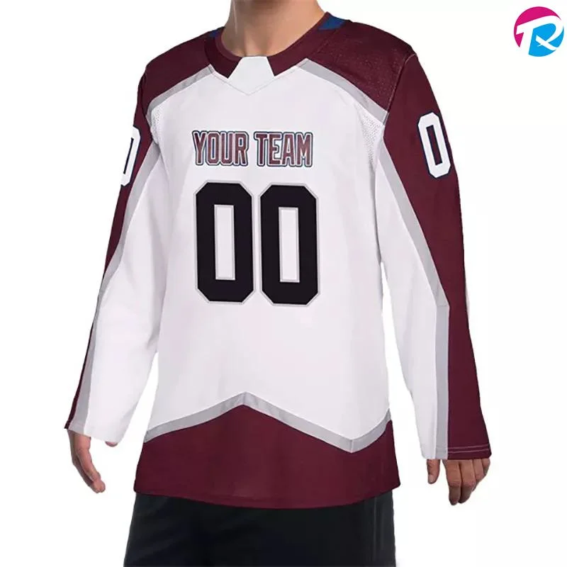 Sublimated Printing Ice Hockey Jersey Custom Made Youth Sports Team Custom Ice Hockey Uniform Clothing