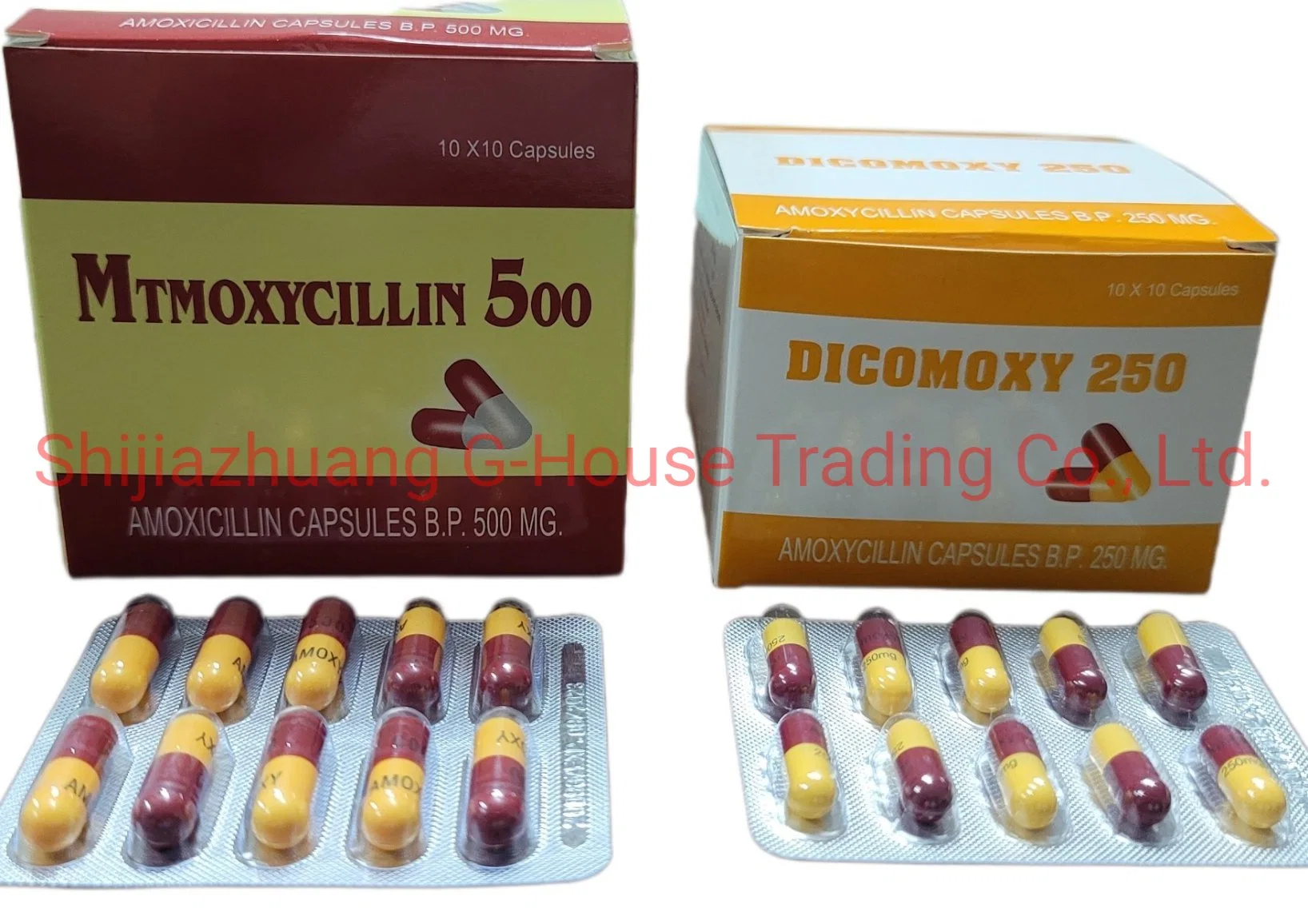 Amoxicillin Capsule 500mg Finished Medicine Pharmaceutical Drug