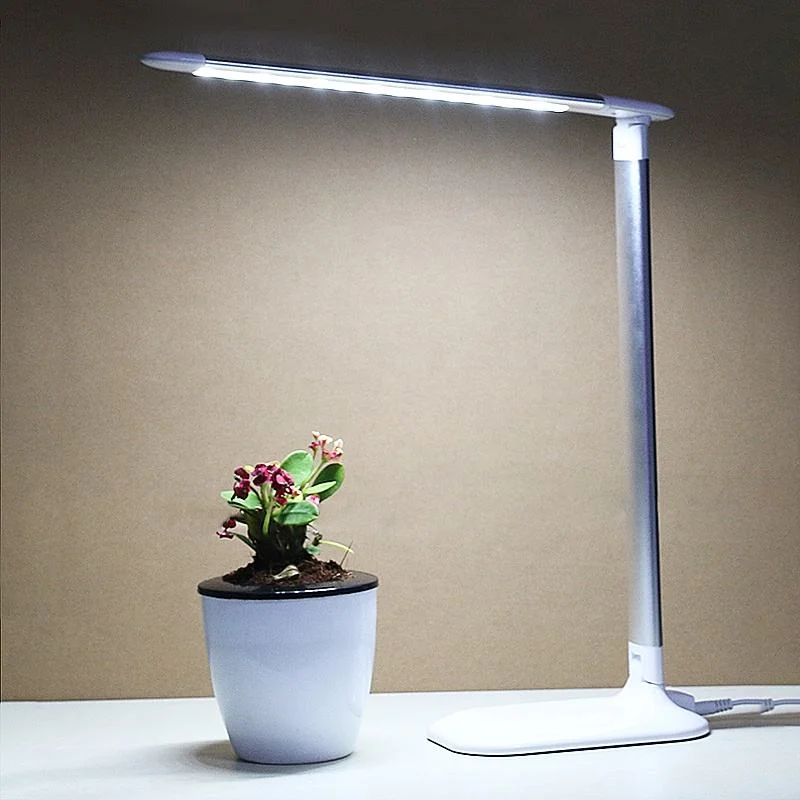 Универсальная складная светодиодная настольная лампа мощностью 8 Вт со светодиодной подсветкой и естественным освещением Настольная лампа