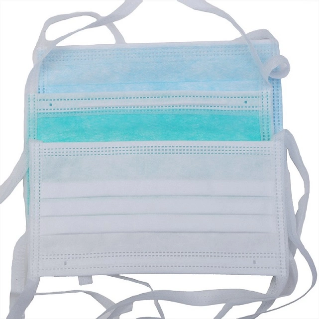 3 Layer Disposable Procedure Surgical Masks Skin Friendly with High Density Filter Paper