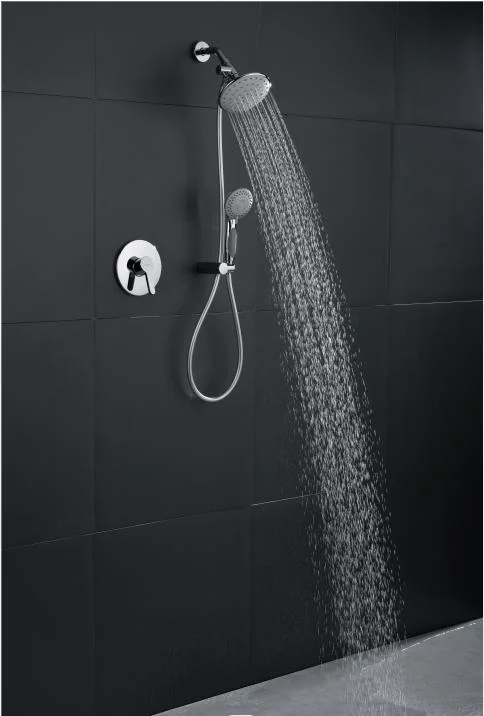 Ensemble de mixeur de douche pour salle de bains à fixation murale