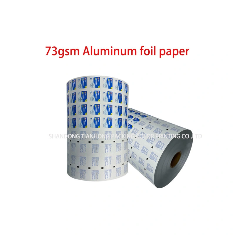 Pharmaceutical/Medicinal Aluminum Foil Wrapping Paper for Alcohol Pad Packaging