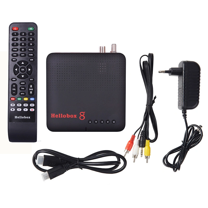 Fuente de fábrica Televisión Precio barato receptor de satélite DVB-S2/S2X/T2 Set Caja superior