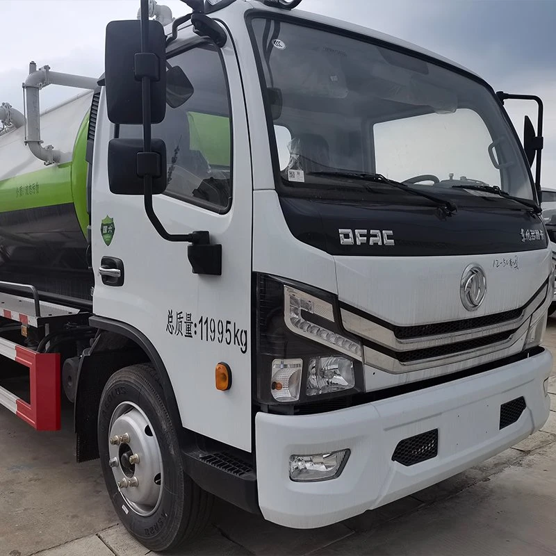 4-12Dongfeng cbm 4X2 Lamas de limpeza de Tratamento de Esgoto de vácuo caminhão de sucção para venda