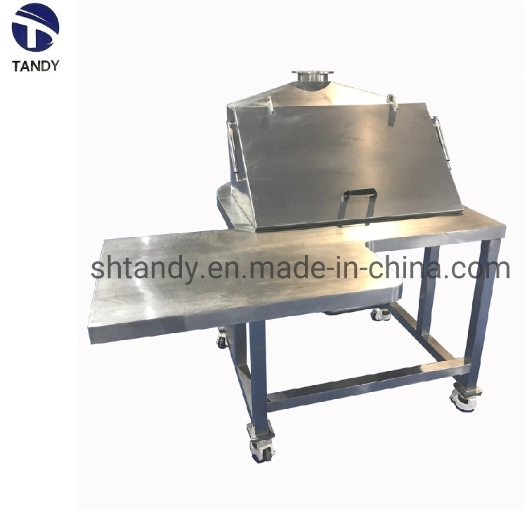 China Spice Bag Manual Dumping Stainless Steel Feeding Machine