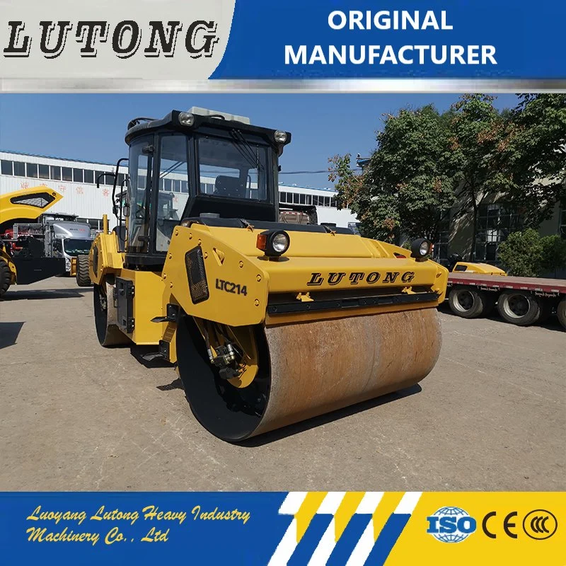 Lylt High Efficiency 14-Ton Hydraulic Double Drum Road Roller for Construction