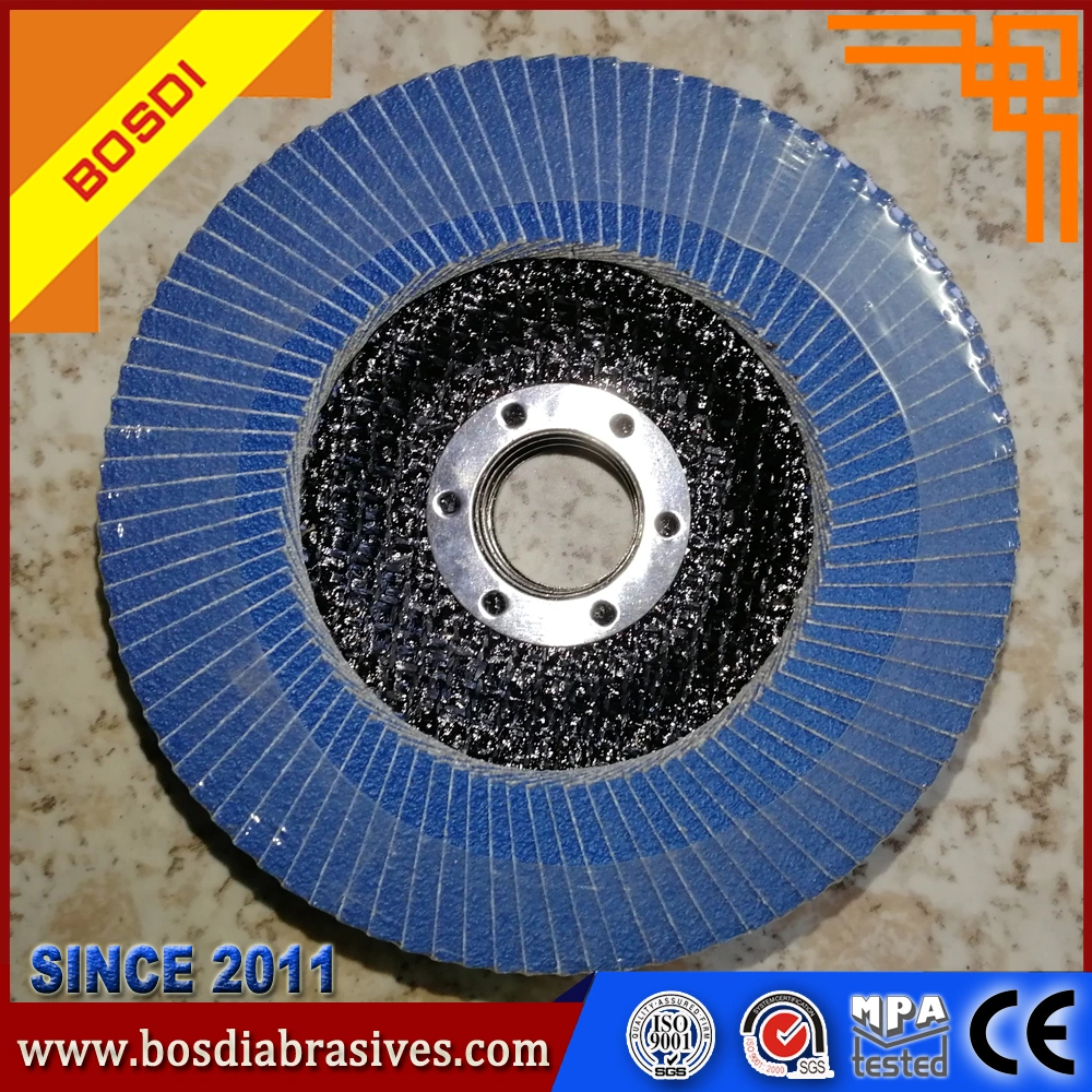 Zirconia Coated Flap Wheel Grinding for Aluminum /Metal/Stainless Steel Surface Polishing