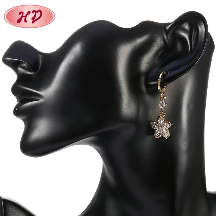 Fashion Costume Imitation Women 18K Gold Plated Copper Alloy Charm Jewelry