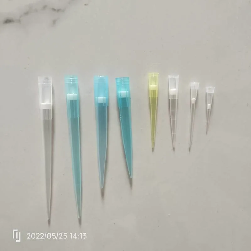 Laboratory Disposable Sterile Universal Yellow Blue Clear Suction 10UL 200UL 1000UL Micro Pipette Filter Tips