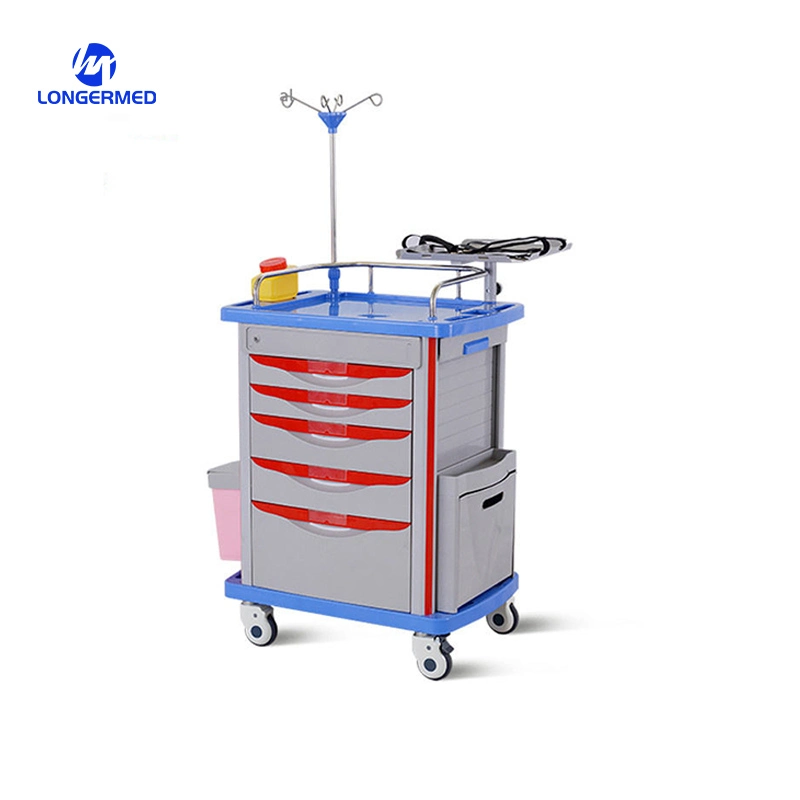 Hot Sale Medical Emergency Trolley Hospital Medical Trolley Cart