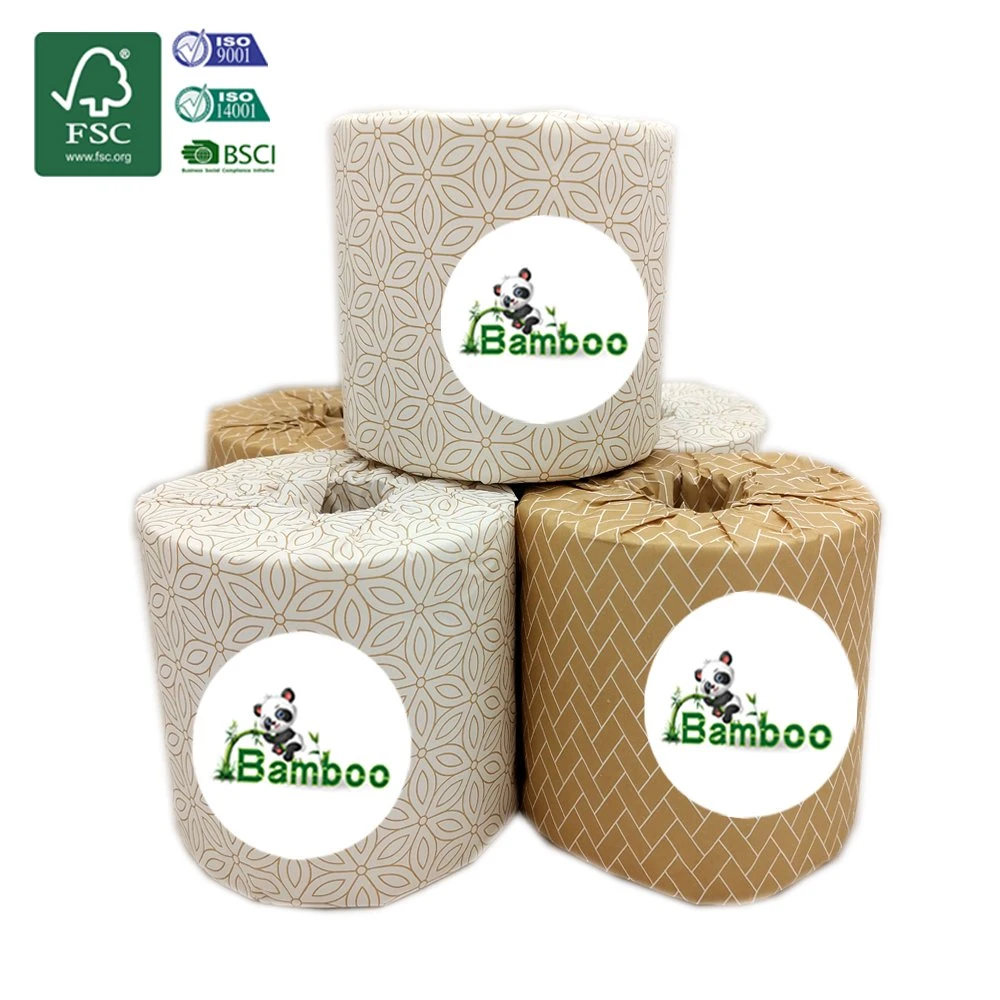 OEM Custom High quality/High cost performance  Import Bulk biologisch abbaubar 3ply Bambus Toilette Tissue-Papier