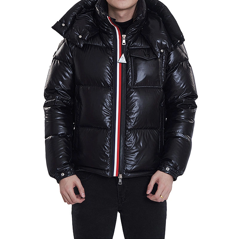 Los hombres de moda de la burbuja personalizado' S Invierno Duck Down Jacket Casual Puffer chaqueta gruesa