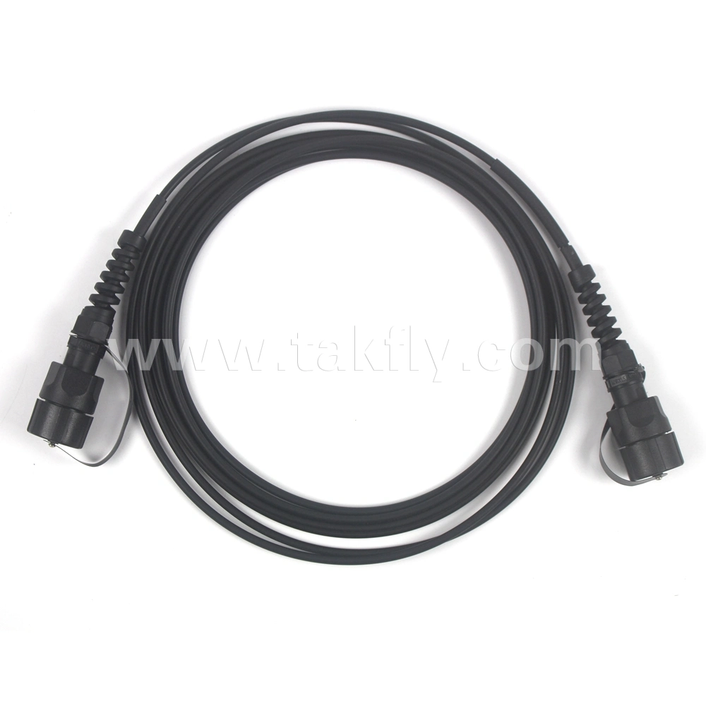 Ftta IP67 Waterproof Odvac MPO to LC Duplex Optical Fiber Patch Cord