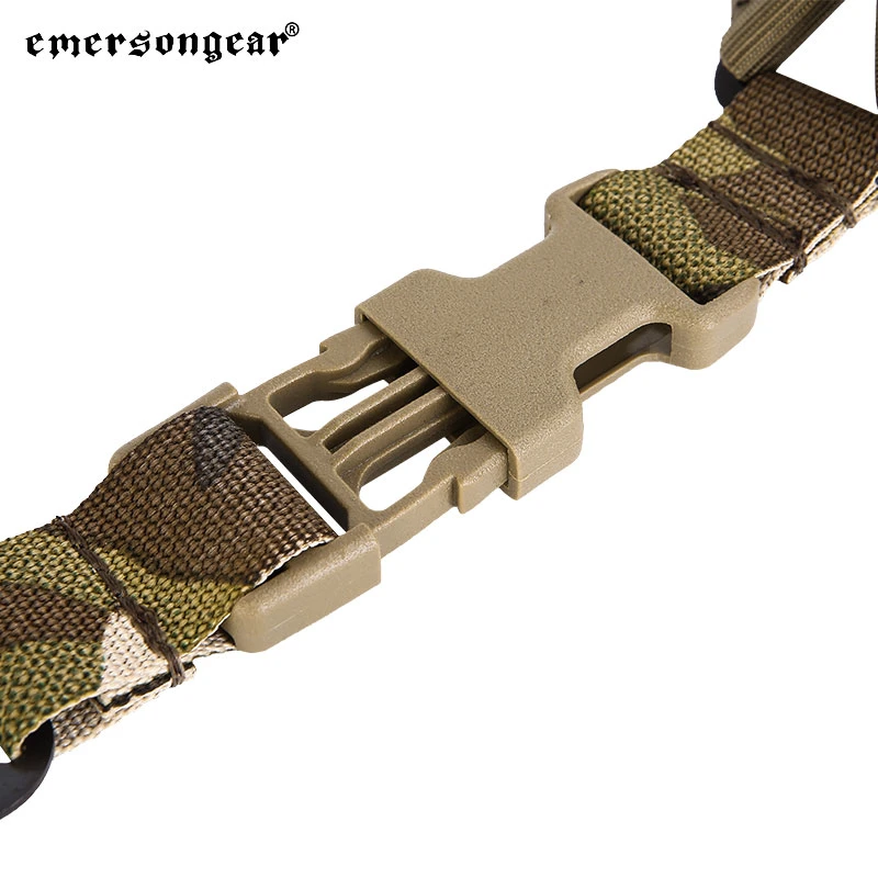 Emersongear Outdoor Webbing Single Strap Sling Combat Tactical Hunting Shooting Single Point Gun Sling with L. Q. E Style