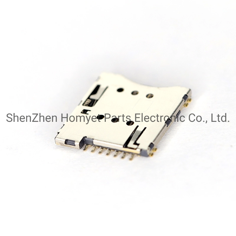 SIM Card Connector (memory card connector) SMD Thin H1.35 SMD Micor / Nano SIM Card Holder Mobile Terminal Holder