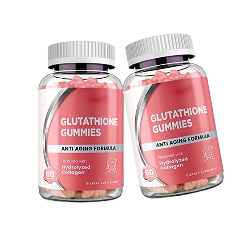 Suplementos mastigáveis de L-Glutathione com Colágeno para Cuidados com a Pele, Suporte ao Fígado, Antioxidante, Sistema Imunológico.