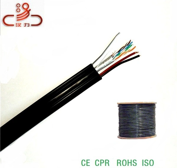 Cat5e 4pair + 2c Power Wire Communication Cable