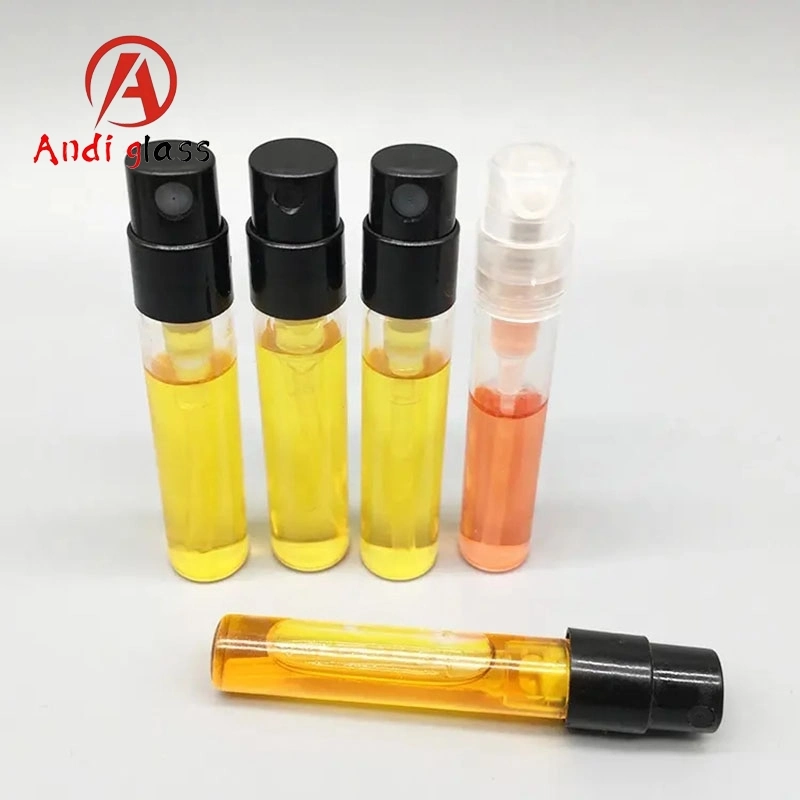 Refillable 1ml 2ml / 5ml / 8ml / 10ml Glass Perfume Tester Sample Spray Bottle