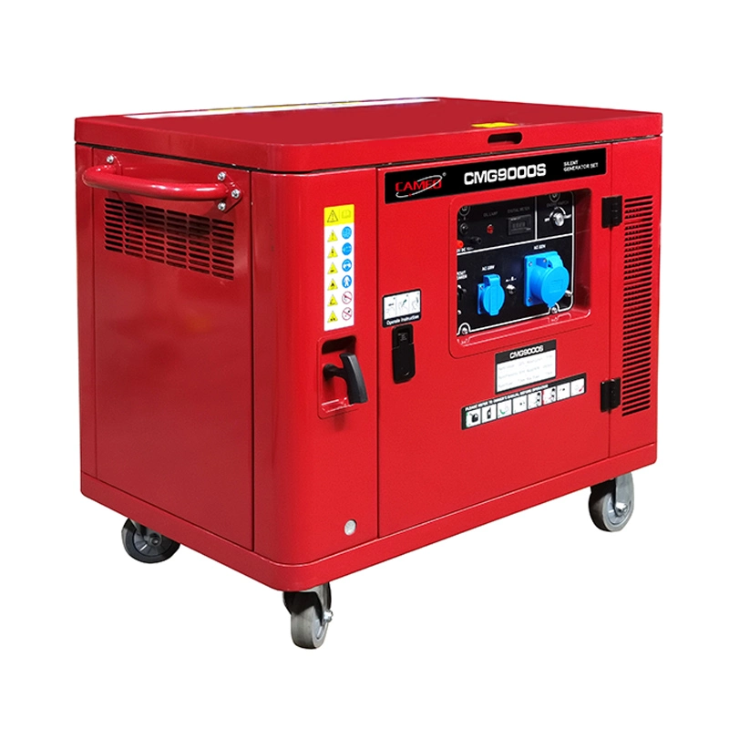 Inverter portátil silencioso generador 7.5kVA gasolina de 7,5 kw 7,5 Kw 7,5 kVA 7500W de 7500 vatios de gasolina pequeño generador de energía eléctrica