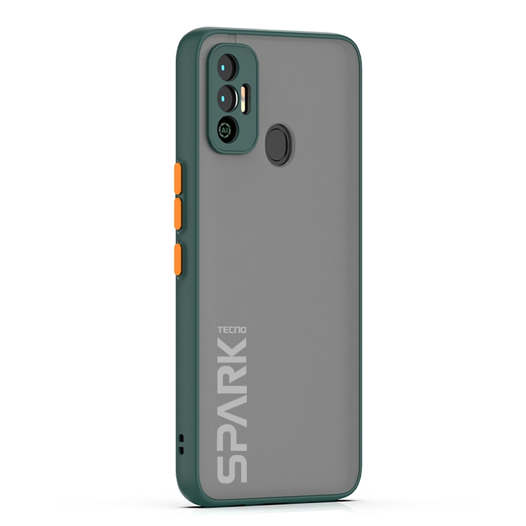 Funda para teléfono móvil Smoke Matte Case TPU PC Back Cover para Tecno Spark 8 PRO 8t 8p 7t 7 7p.