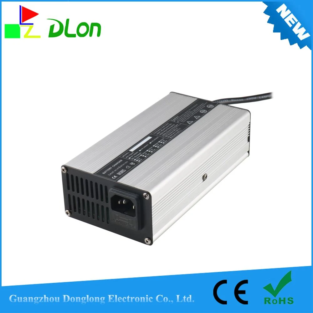 240W Li Ion Charger 42V 5A 36V Smart Charger Lithium Ion 110V/220VAC to 12VDC Charger