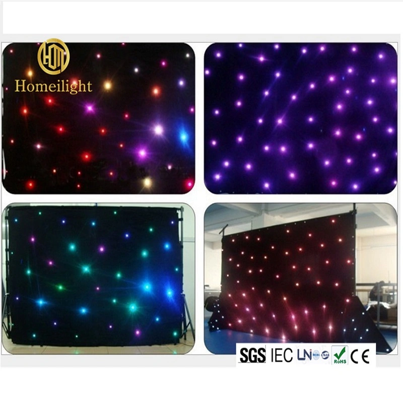 RGB 3in1 Color LED Star Curtain with 30 Different Programs