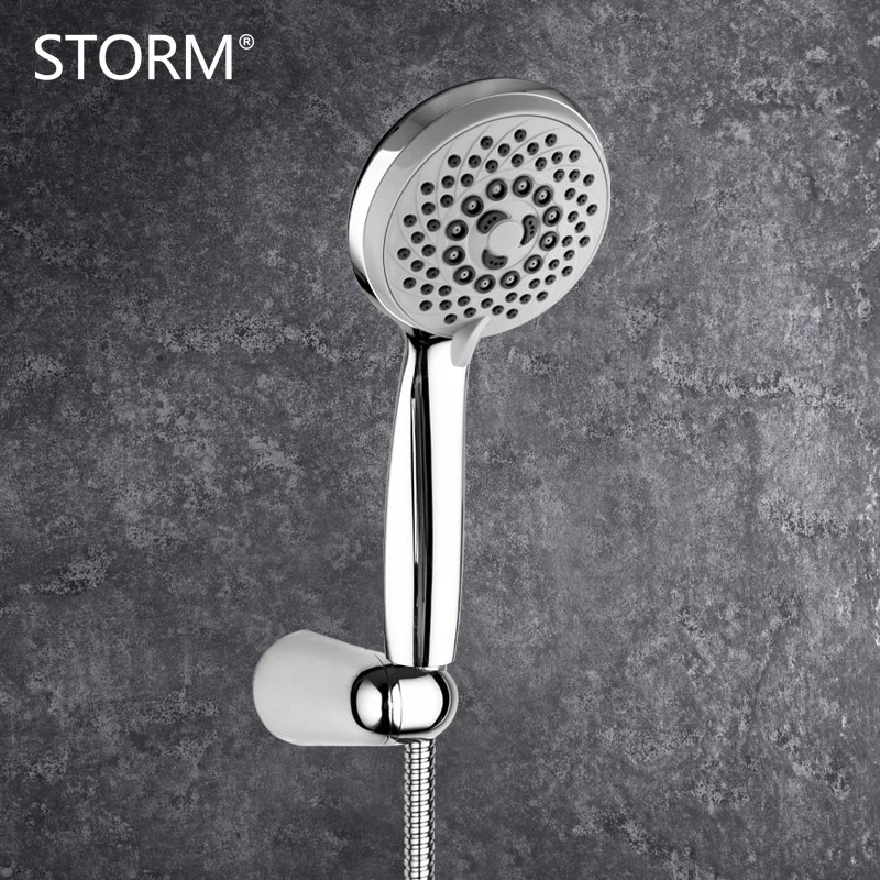 Bathroom Faucet Shower Head Bath Mixer ABS Hand Shower Set with Hose and Holder